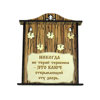 КЛЮЧНИЦА "НИКОГДА НЕ ТЕРЯЙ ТЕРПЕНИЯ2" во Миллерово
